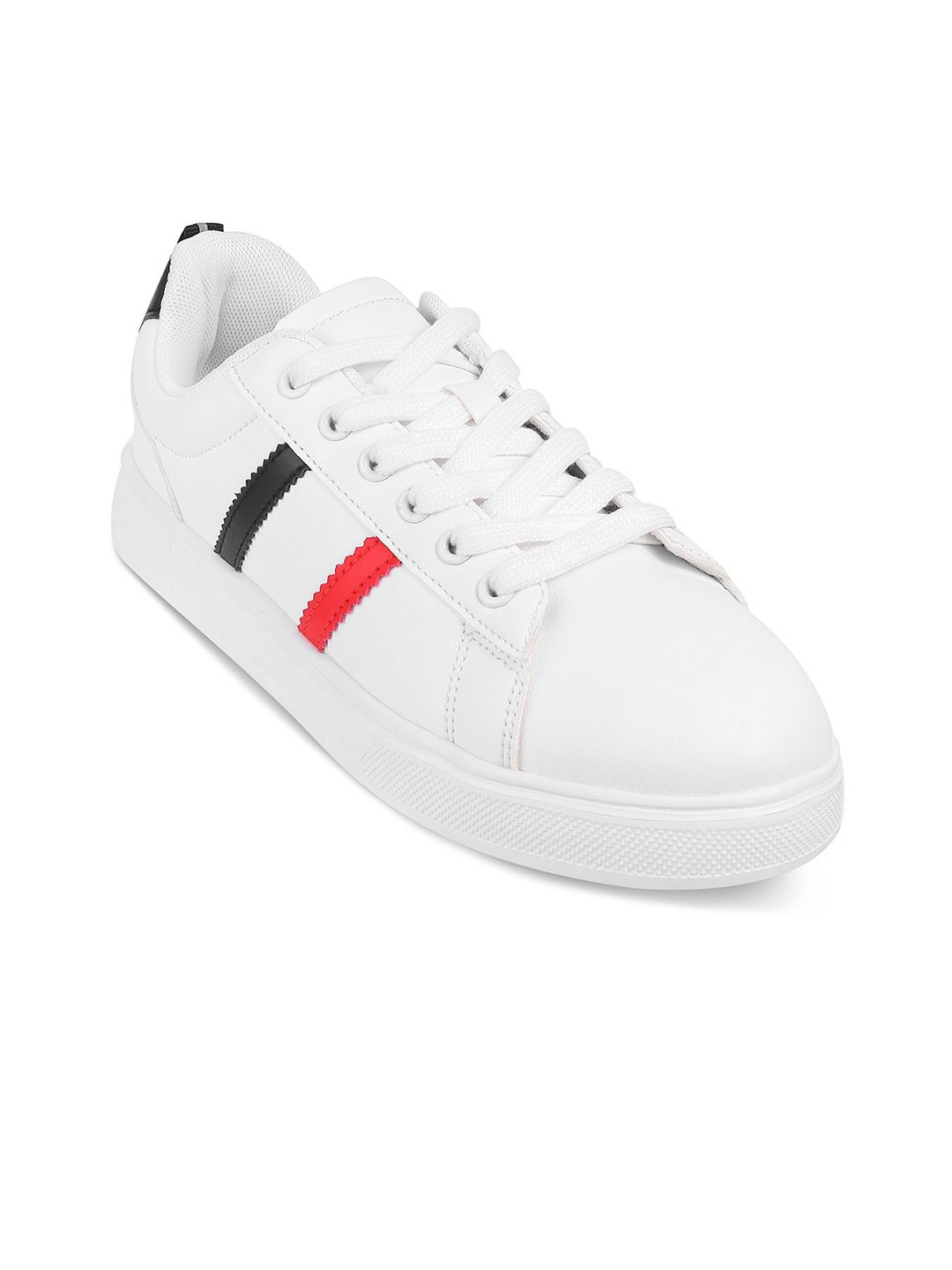 

PEPPER Women Slip-On Lace-Ups Lightweight Sneakers, Red