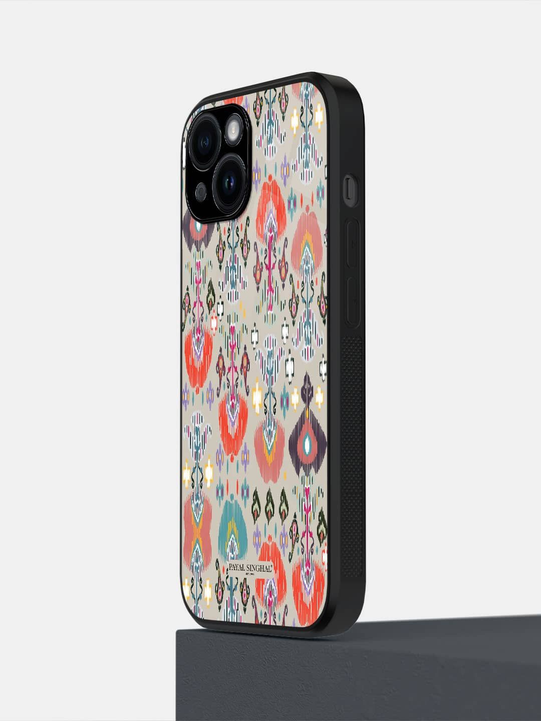 

macmerise Tropical Printed iPhone 14 Back Case Mobile Accessories, Grey