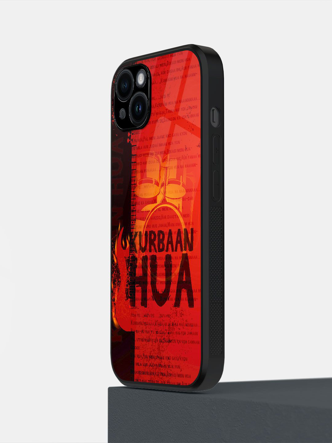 

macmerise Typography Printed iPhone 14 Plus Back Case Mobile Accessories, Red