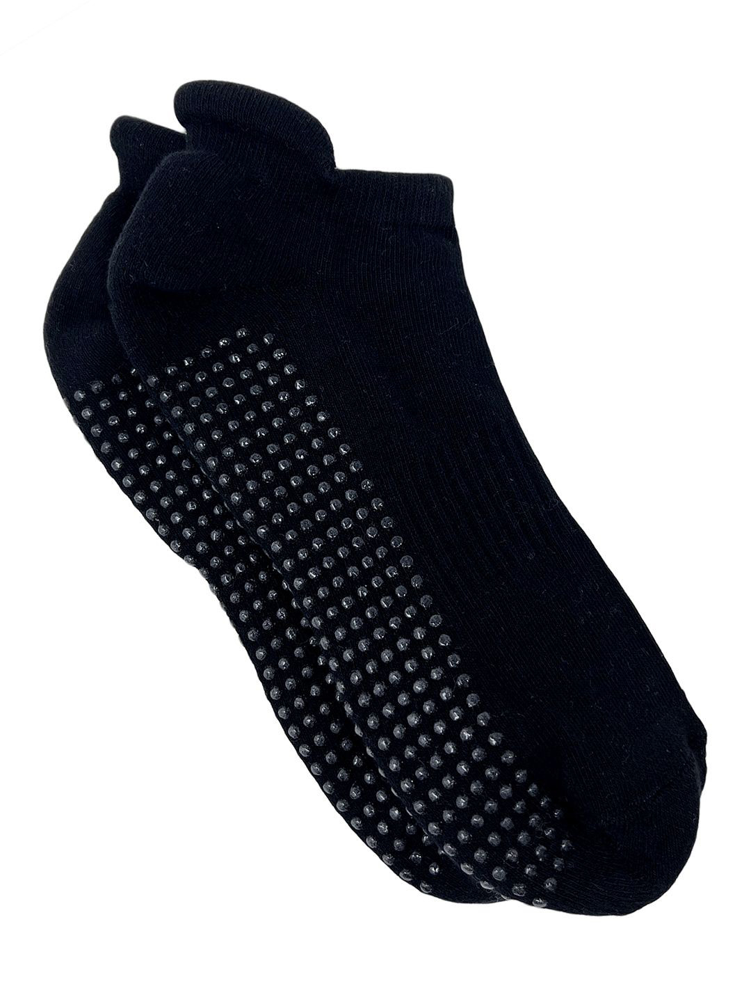 

Mint & Oak Unisex Non-Slip Ankle Length Socks, Black