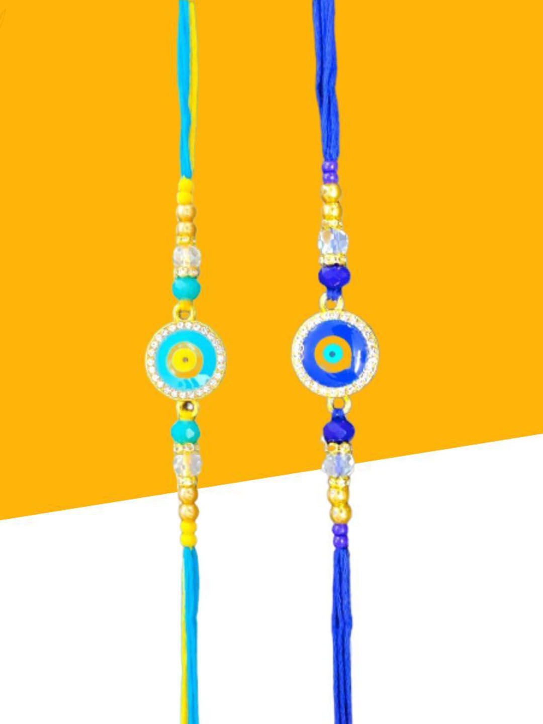 

PUFFSMART Thread Rakhi, Blue