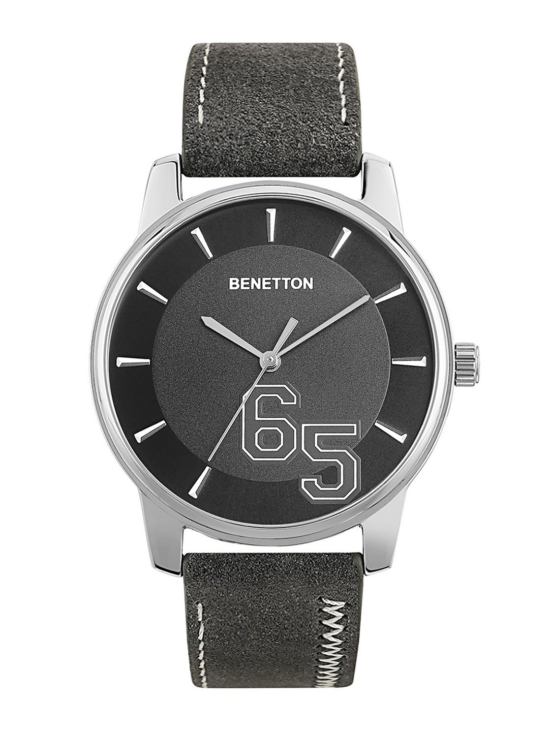 

United Colors of Benetton Men Brass Dial & Stainless Steel Straps Analogue Watch UWUCG2000, Black