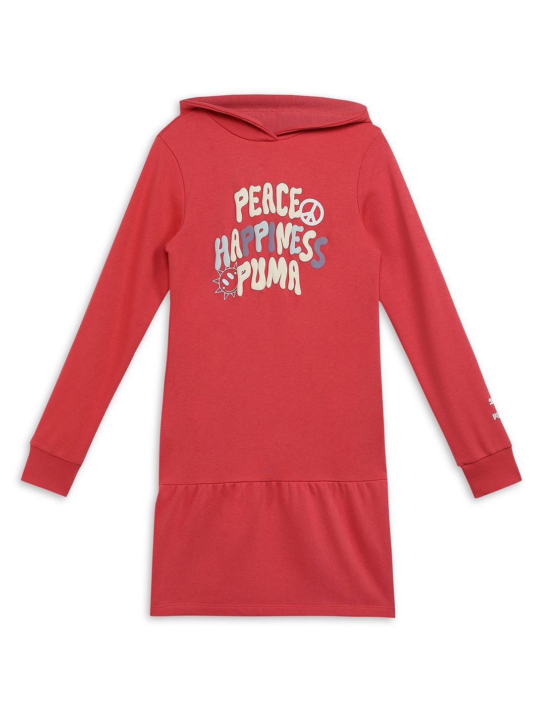 

Puma Classics Bubble Bloom Girl's Printed Dress, Red