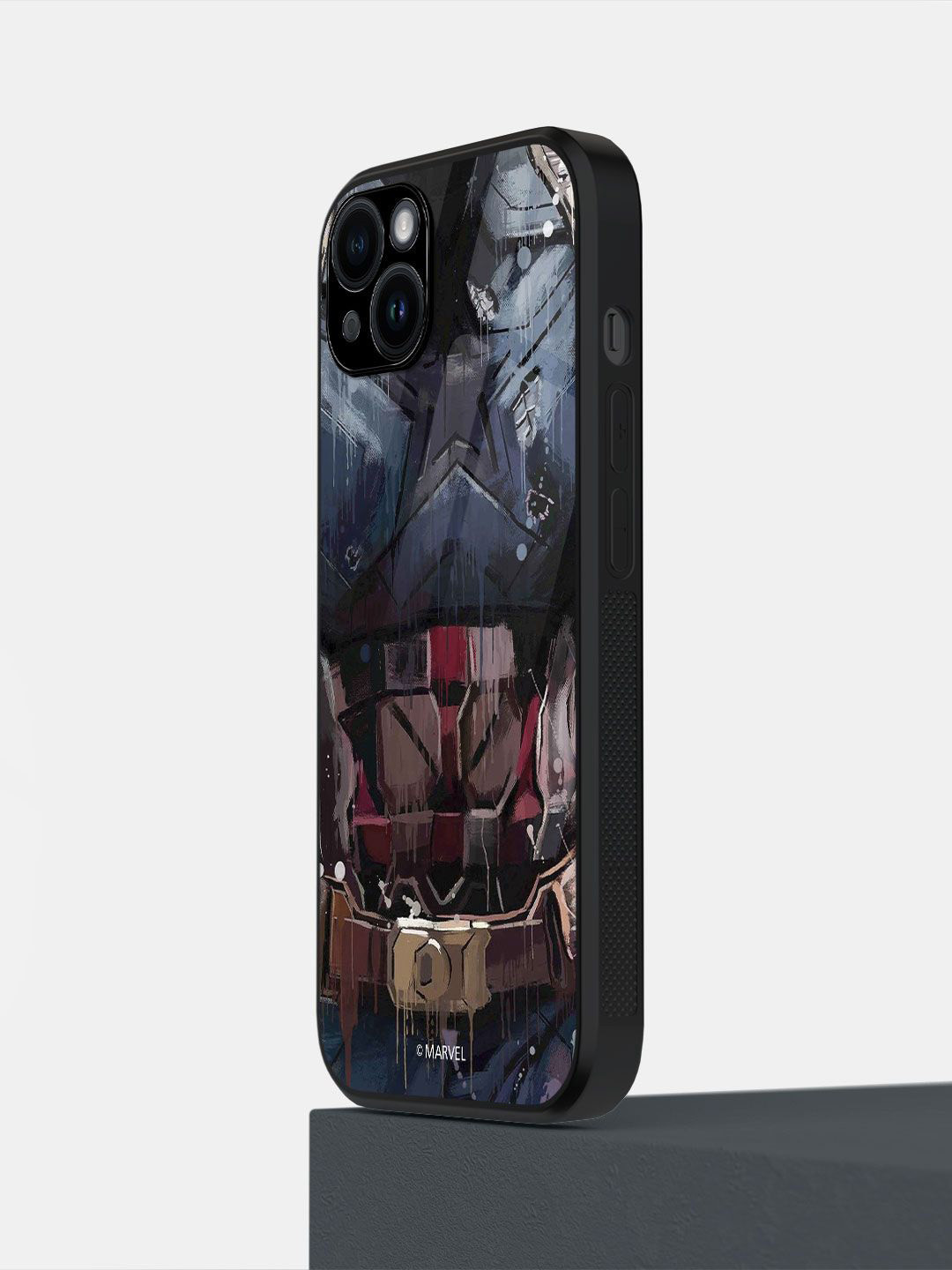 

macmerise Geometric Printed iPhone 14 Plus Back Case Mobile Accessories, Black