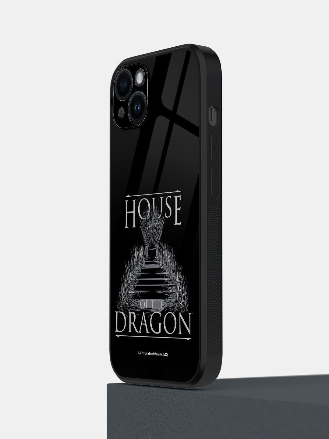 

macmerise Typography Printed iPhone 14 Plus Back Case Mobile Accessories, Black