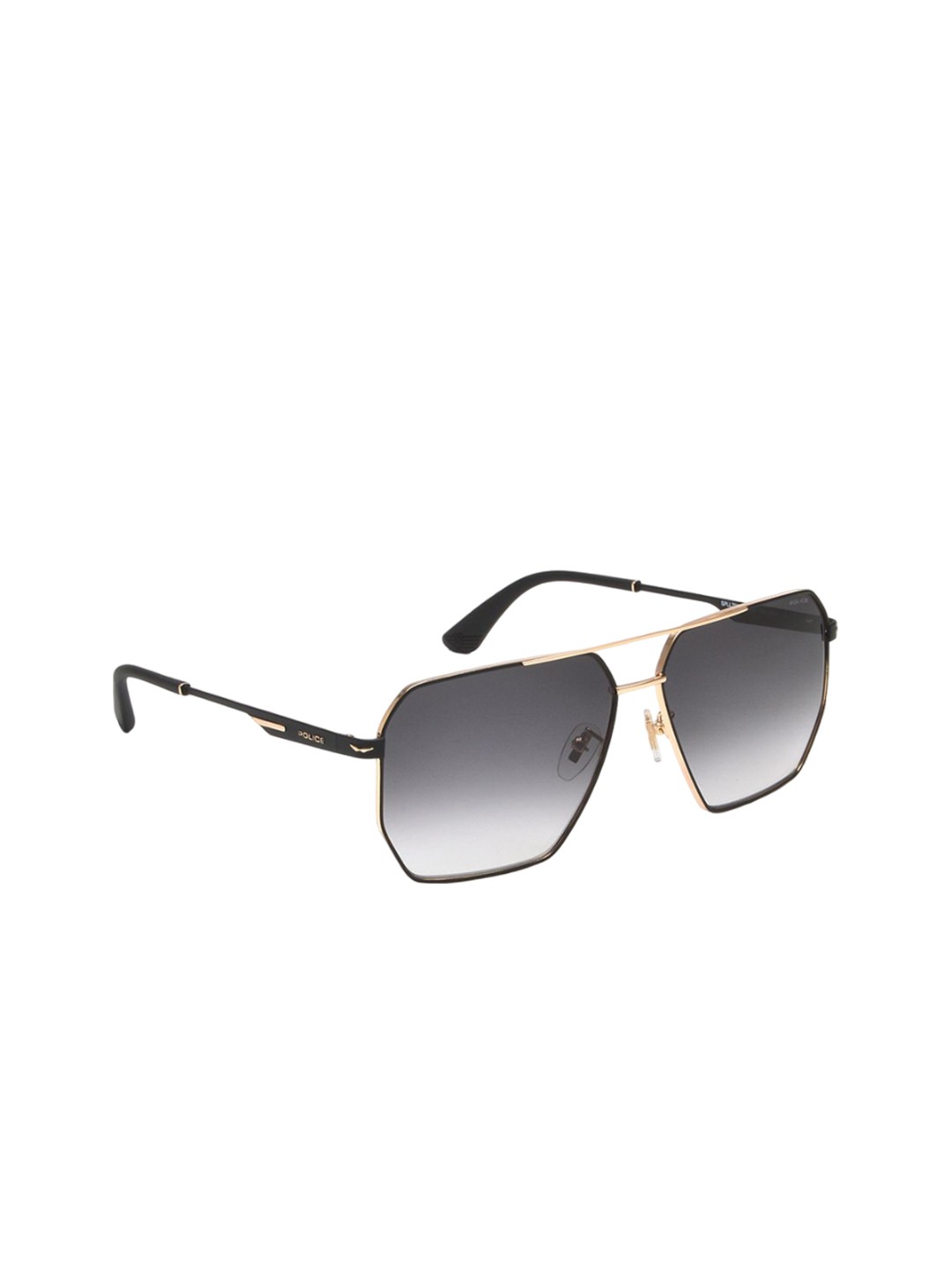 

Police Men Square Sunglasses with UV Protected Lens SPLL79K61302SG, Grey