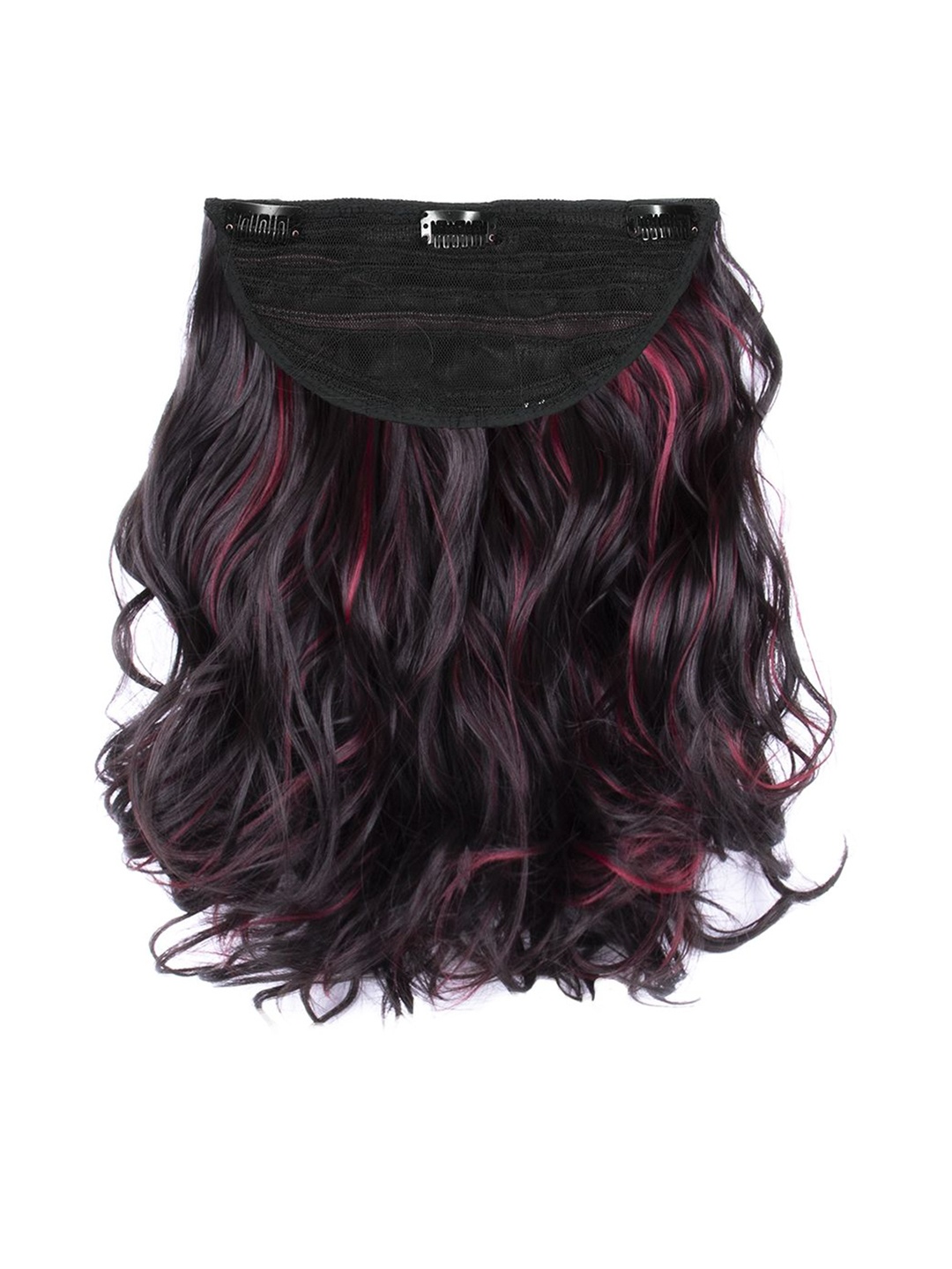 

Streak Street Clip In Wavy Hair Extension - 18 Inch - Burgundy