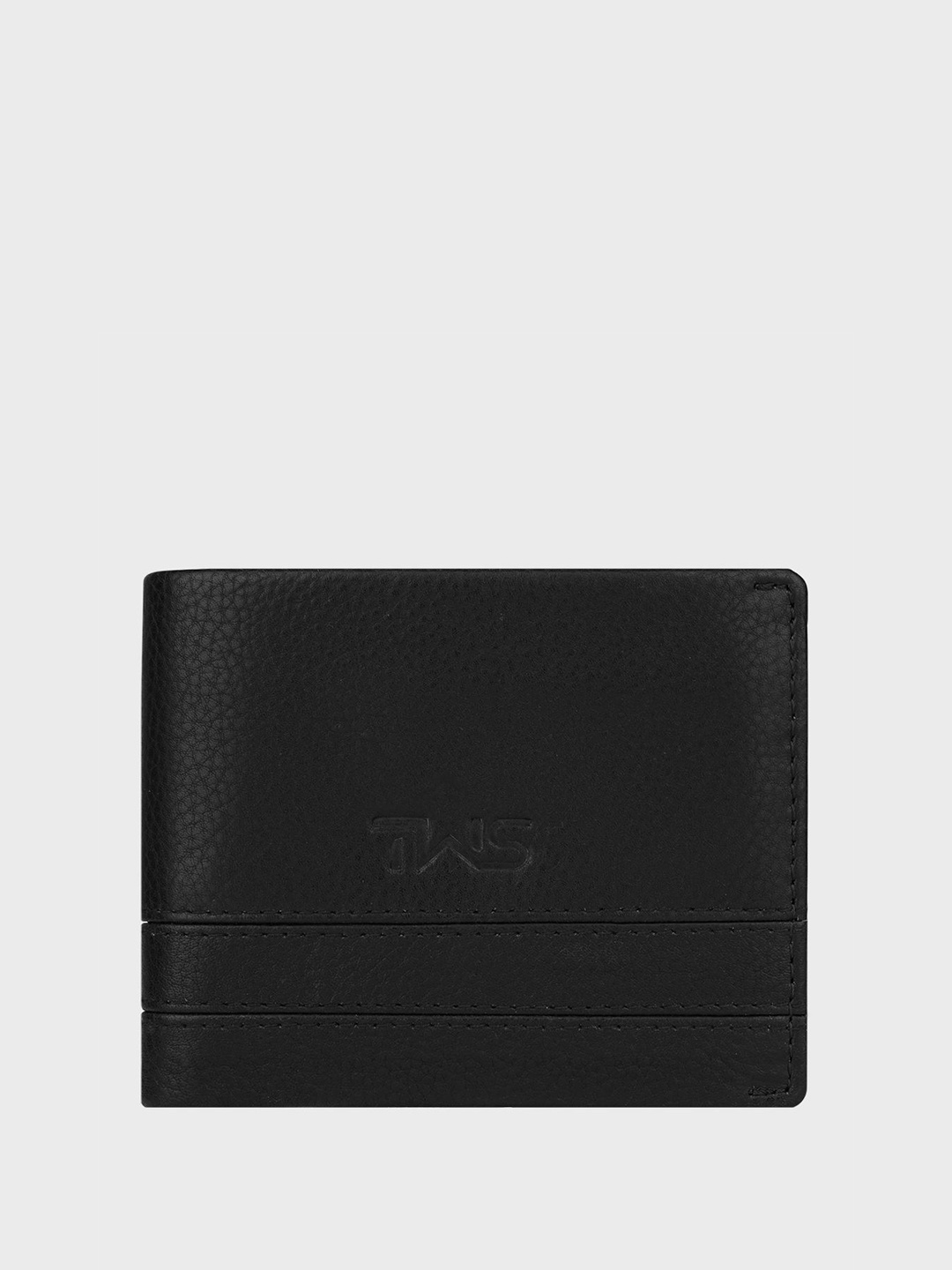 

The Wallet Store Men Leather Two Fold Wallet, Black