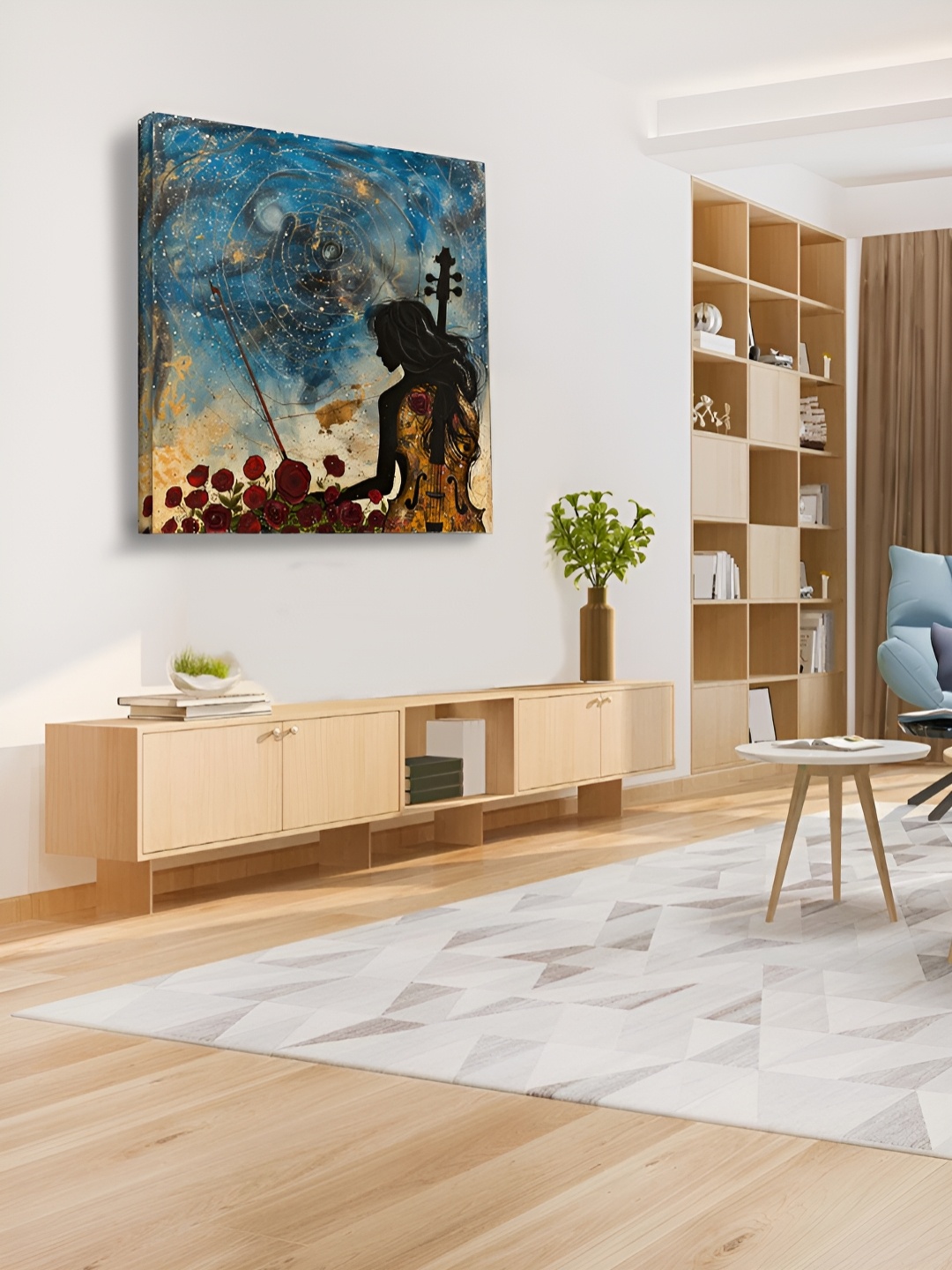 

OLIVE TREE Blue & Black 1 Piece Other Wall Paintings