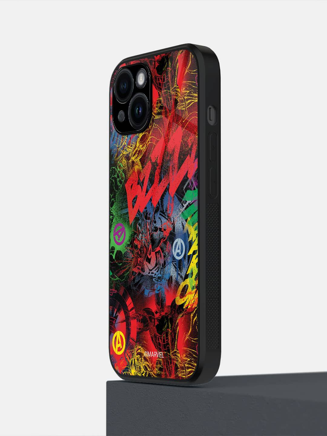 

macmerise Geometric Printed iPhone 14 Back Case Mobile Accessories, Red