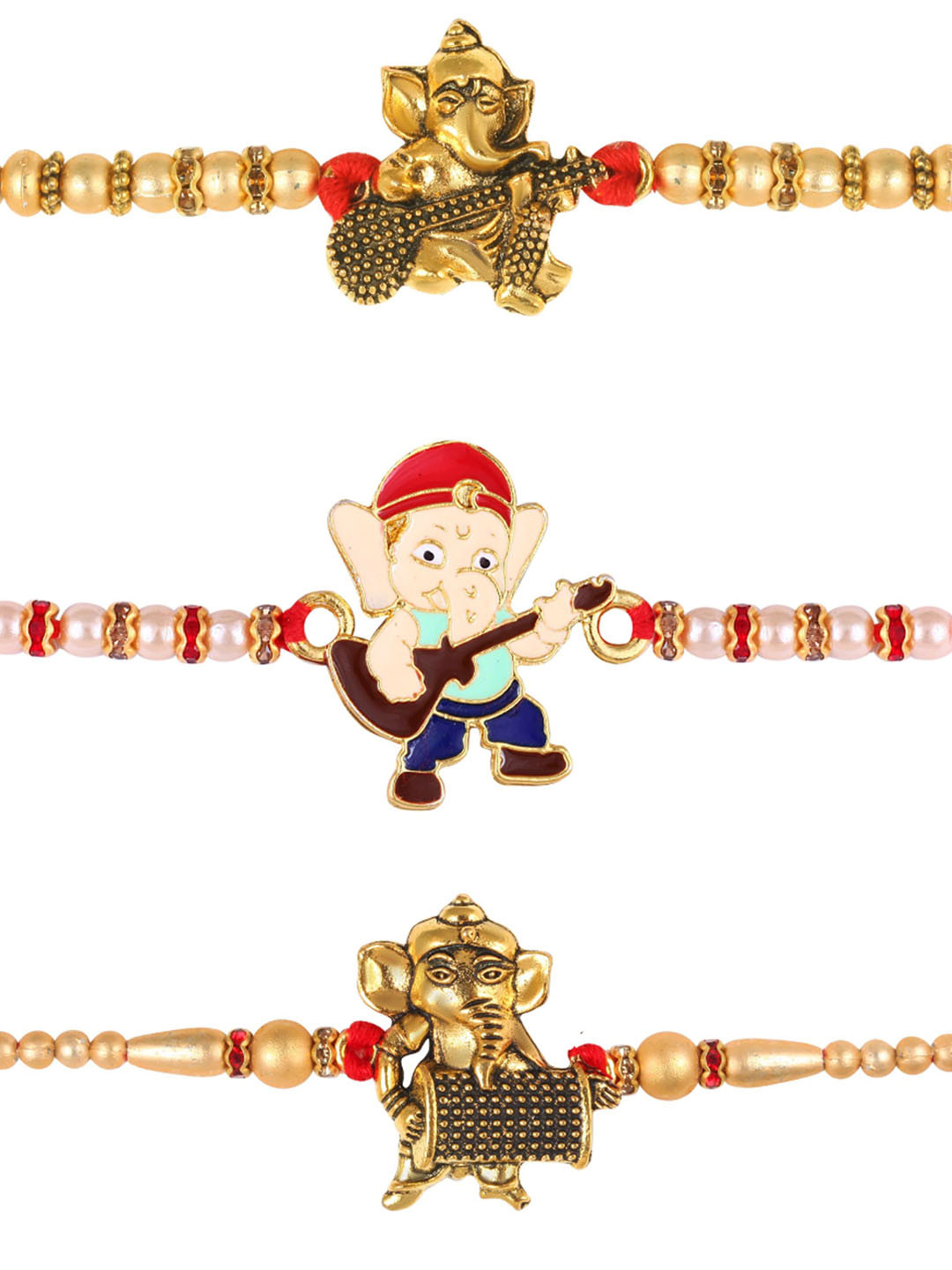 

Vighnaharta Thread Rakhi, Red
