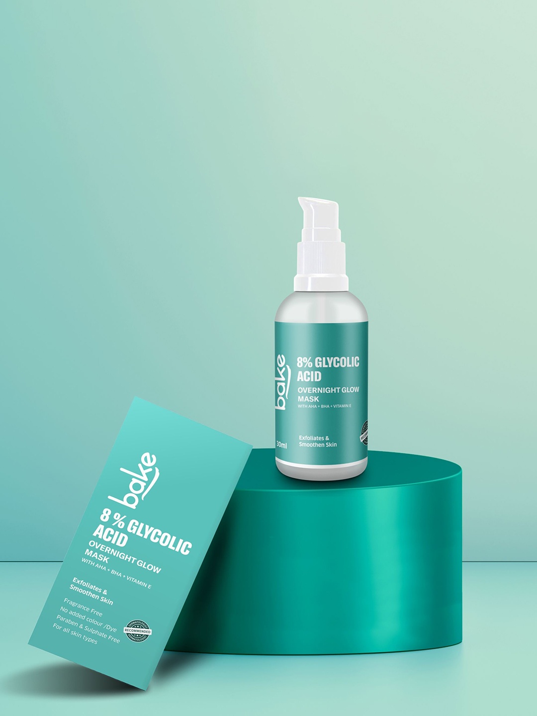 

BAKE 8% Glycolic Acid For Pigmentation & Dark Spots Serum -30ML, White