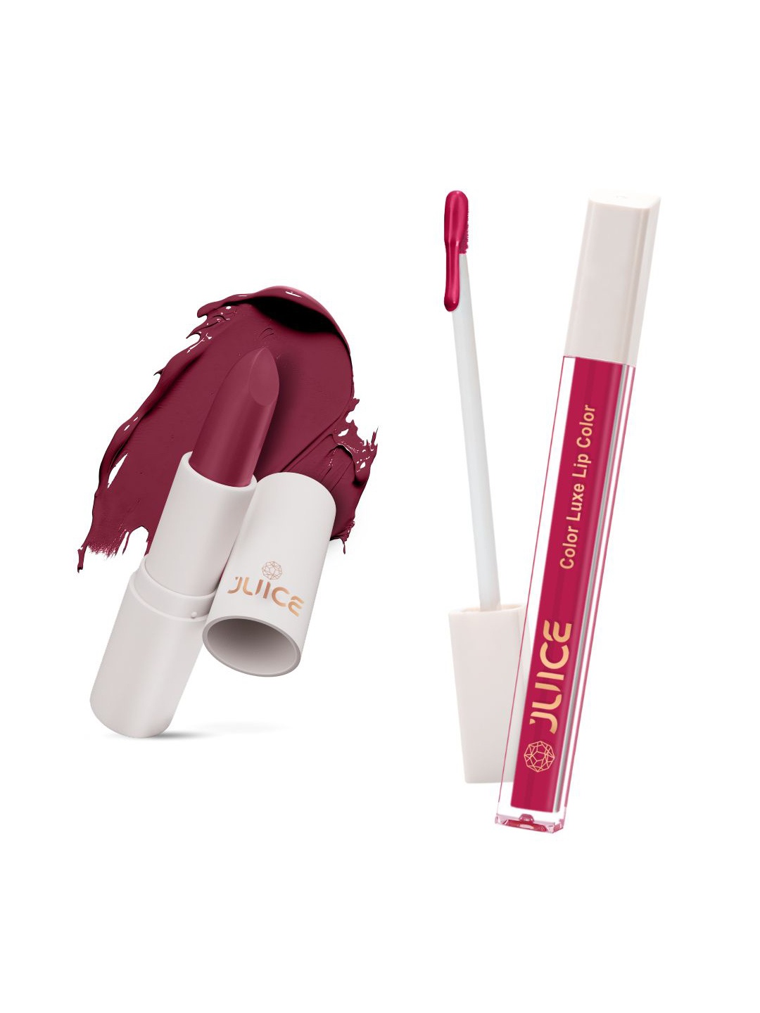 

JUICE Set f 2 Bio Retinol Lipstick- 200gm-Epic Pink - M08 & Juicy Plum - M05