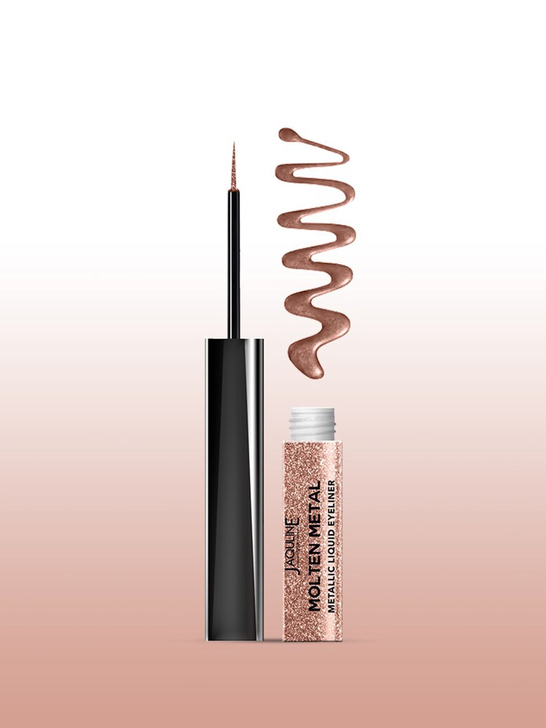 

Jaquline USA Pro Stroke Molten Metal Liquid Eyeliner 4ml - Rose Gold Glow