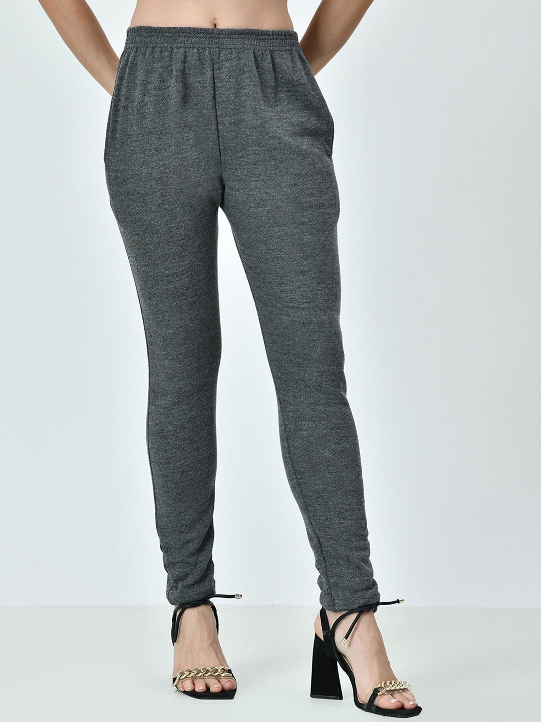 

BAESD Woollen With Ankle-Length Leggings, Grey