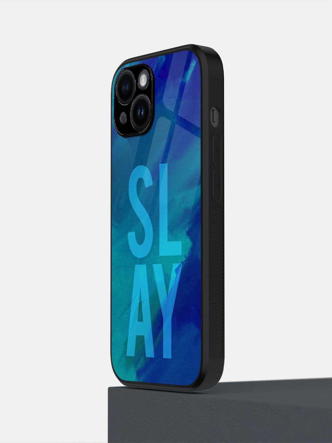 

macmerise Typography Printed iPhone 14 Back Case Mobile Accessories, Blue