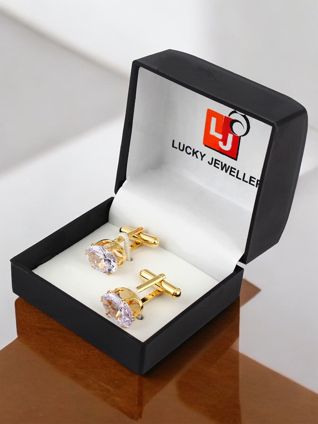 

LUCKY JEWELLERY Cufflink, Gold