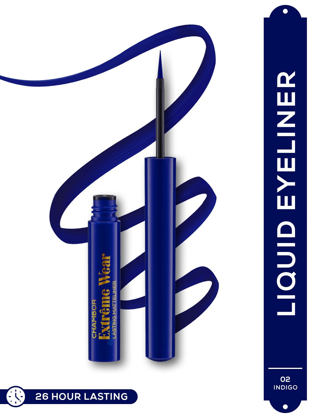 

Chambor Extreme Wear Lasting Matte Liner 1.7ml - Indigo 02, Blue
