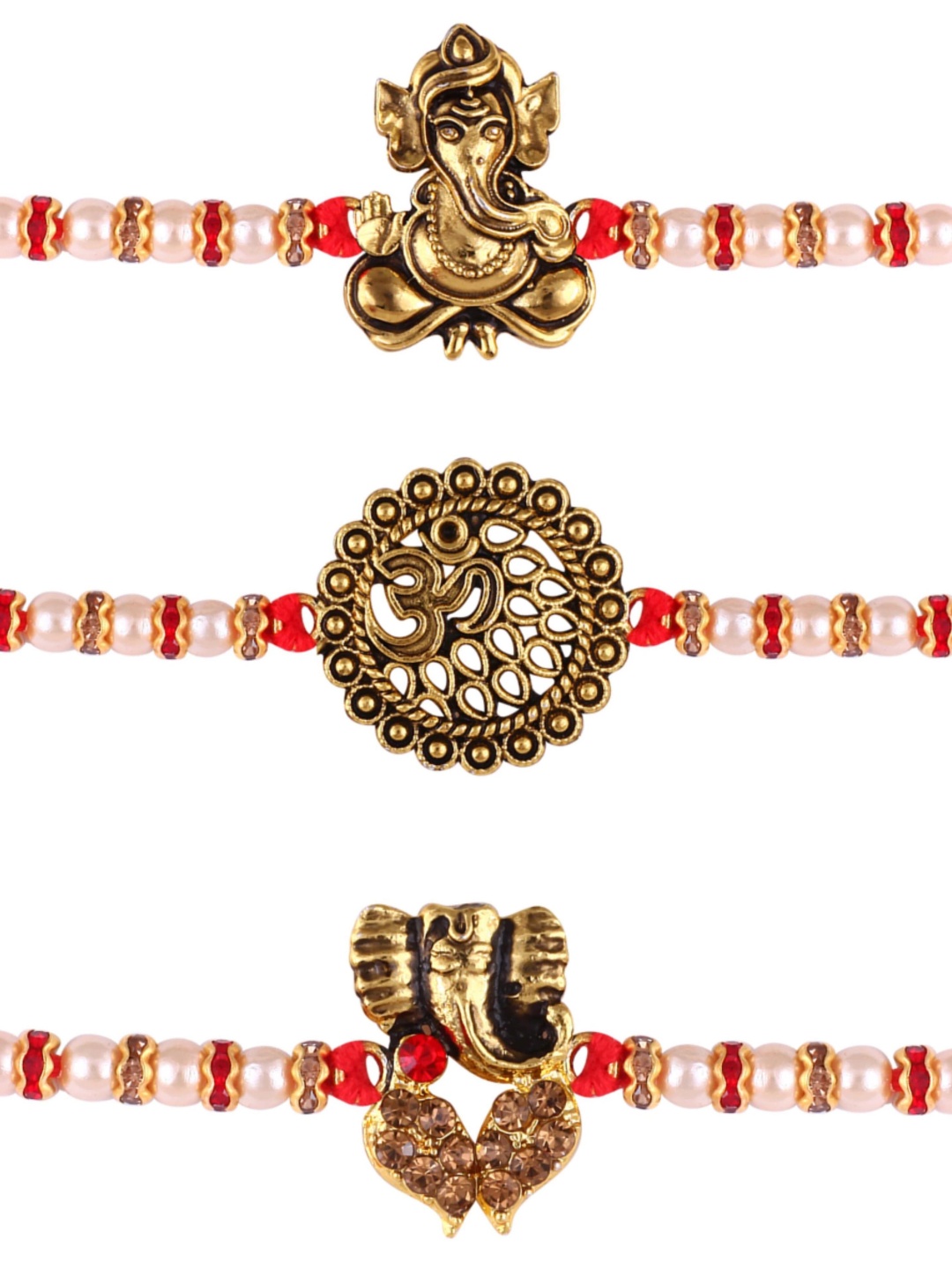 

Vighnaharta Thread Rakhi, Red