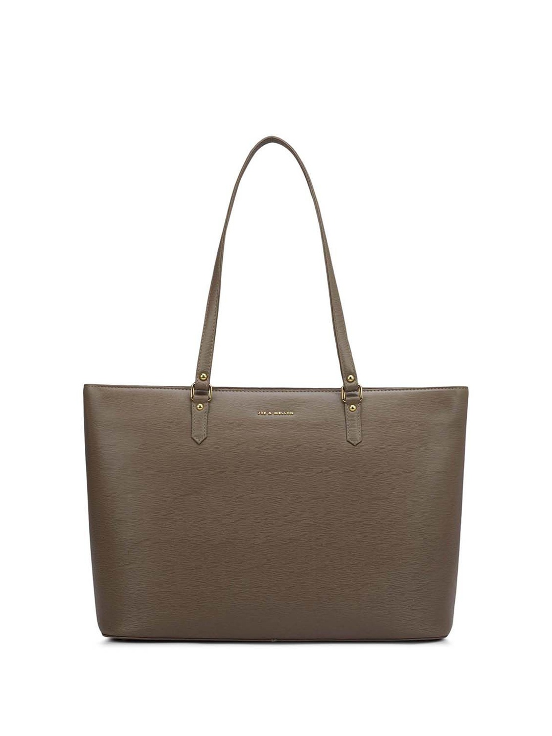 

Joe & Mellon Floral Textured Leather Oversized Shopper Tote Bag, Brown