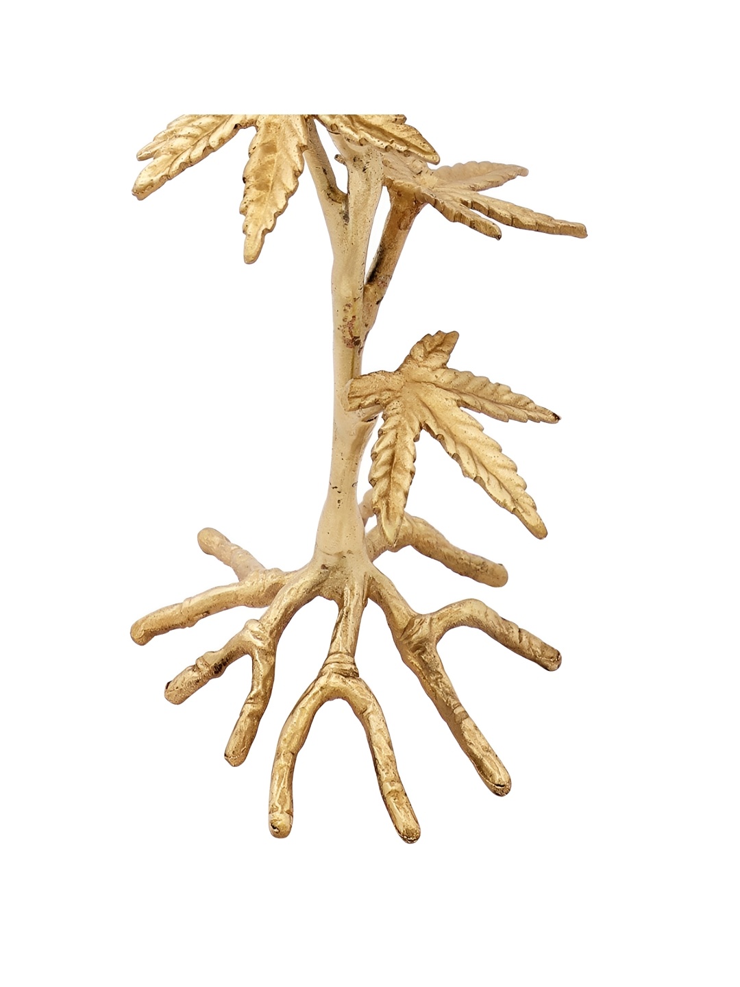 

Exotic India Brass Tree Candle Stand, Gold