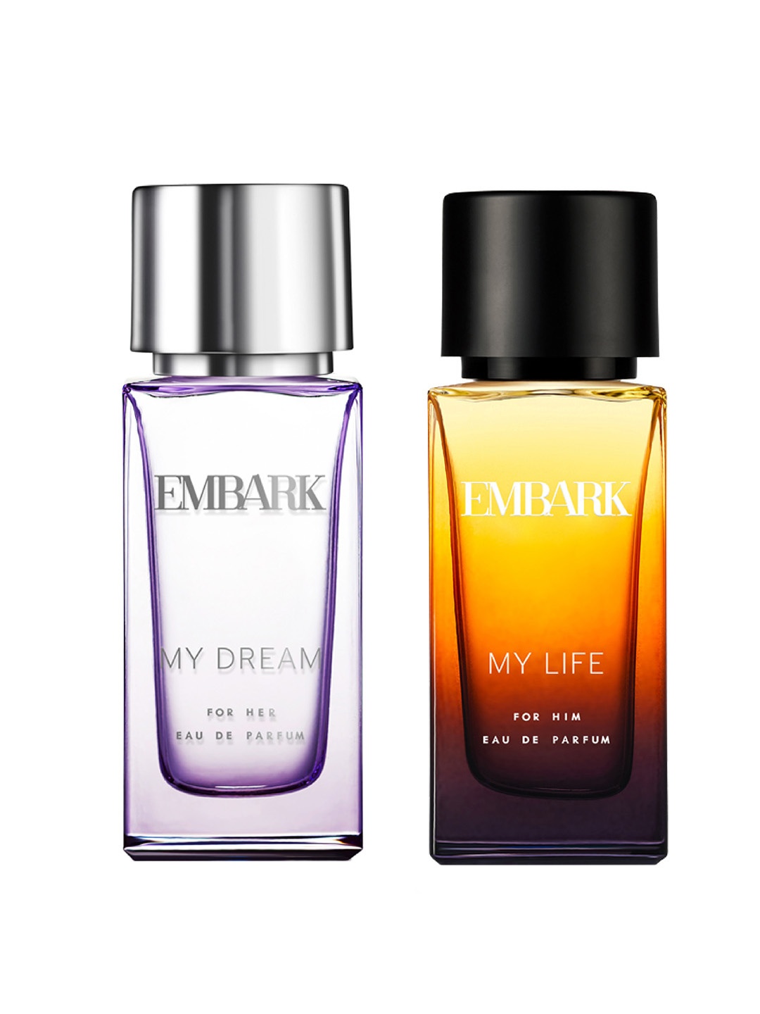 

EMBARK Set of Women My Dream & Men My Life Eau De Parfum - 30 ml each, Violet