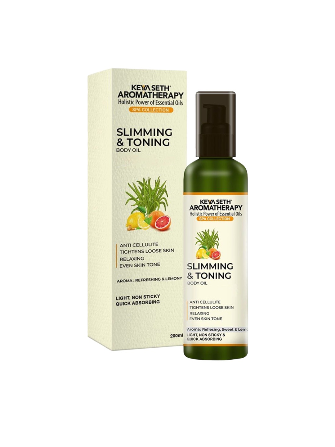 

KEYA SETH Aromatherapy Slimming & Toning Body Oil - 200ml, Beige