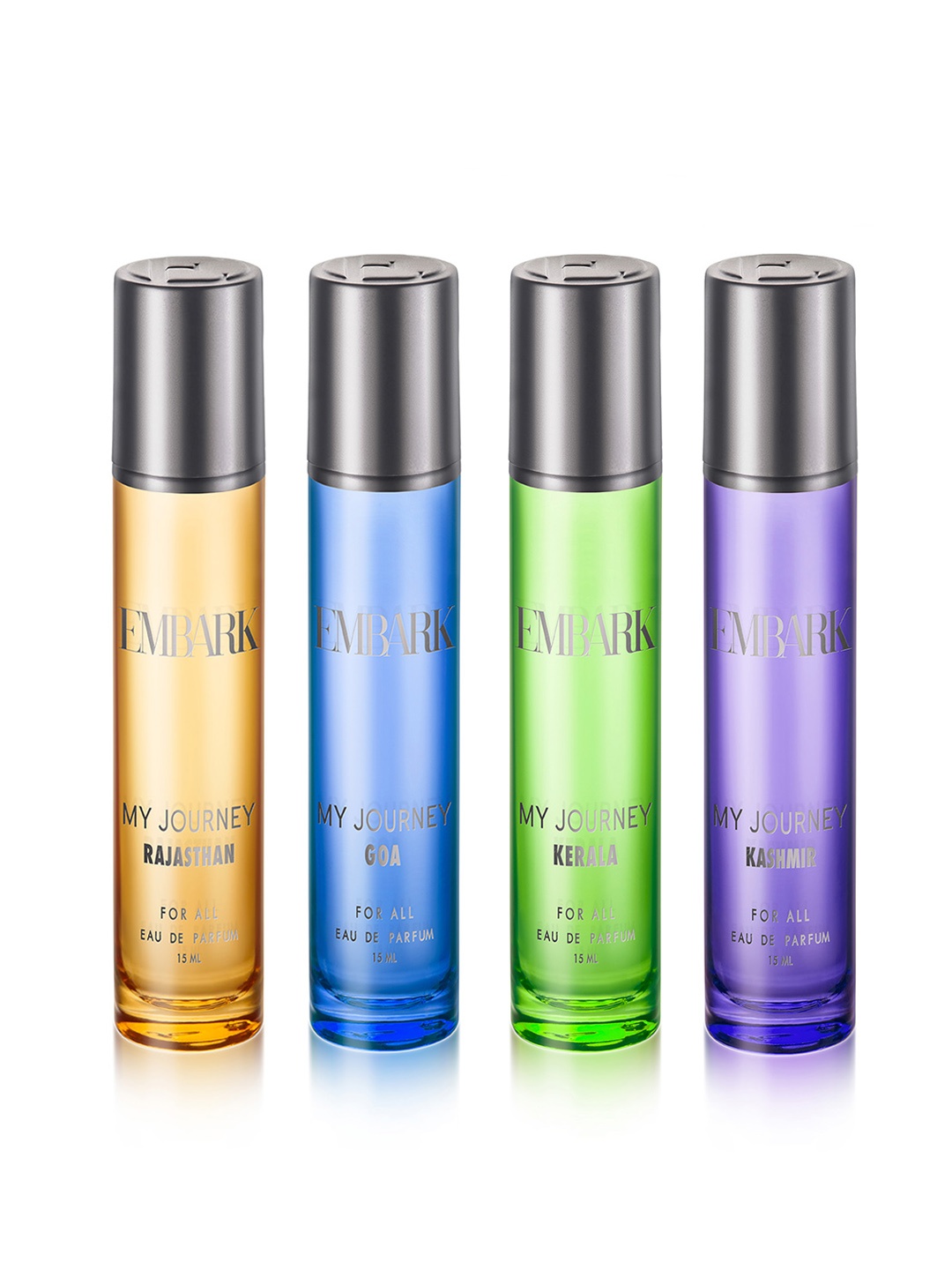 

EMBARK My Journey 4Pcs Eau De Parfum Combo - 15ml each, Orange