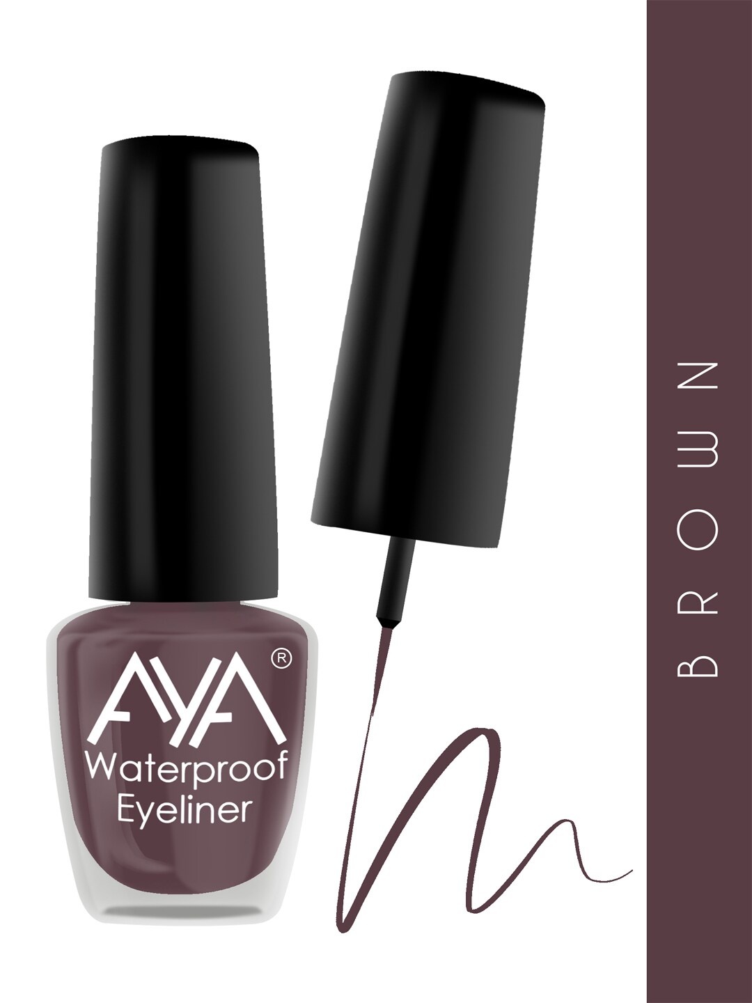 

AYA Long Lasting 24 Hrs & Waterproof Liquid Eyeliner 5ml - Brown