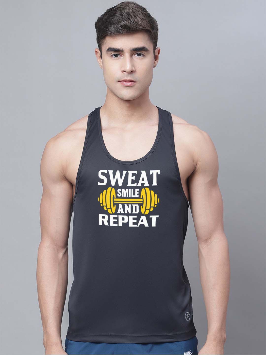 

Friskers Printed Sports Vests 260724MA652-1884-01, Black