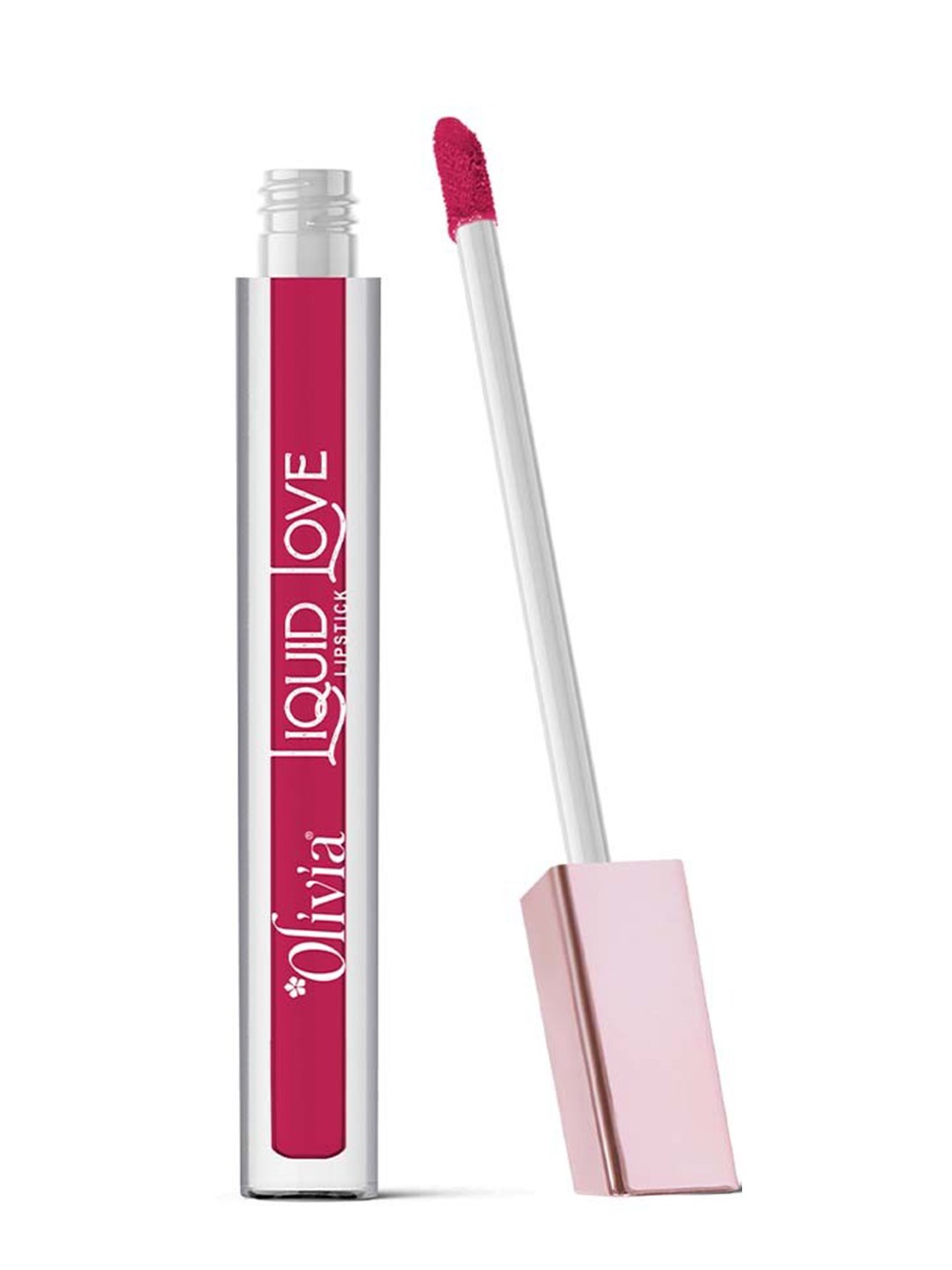 

Olivia Liquid Love 12HR Long-Lasting Smudge-Proof Matte Lipstick 2ml - Coral Lush 9, Pink
