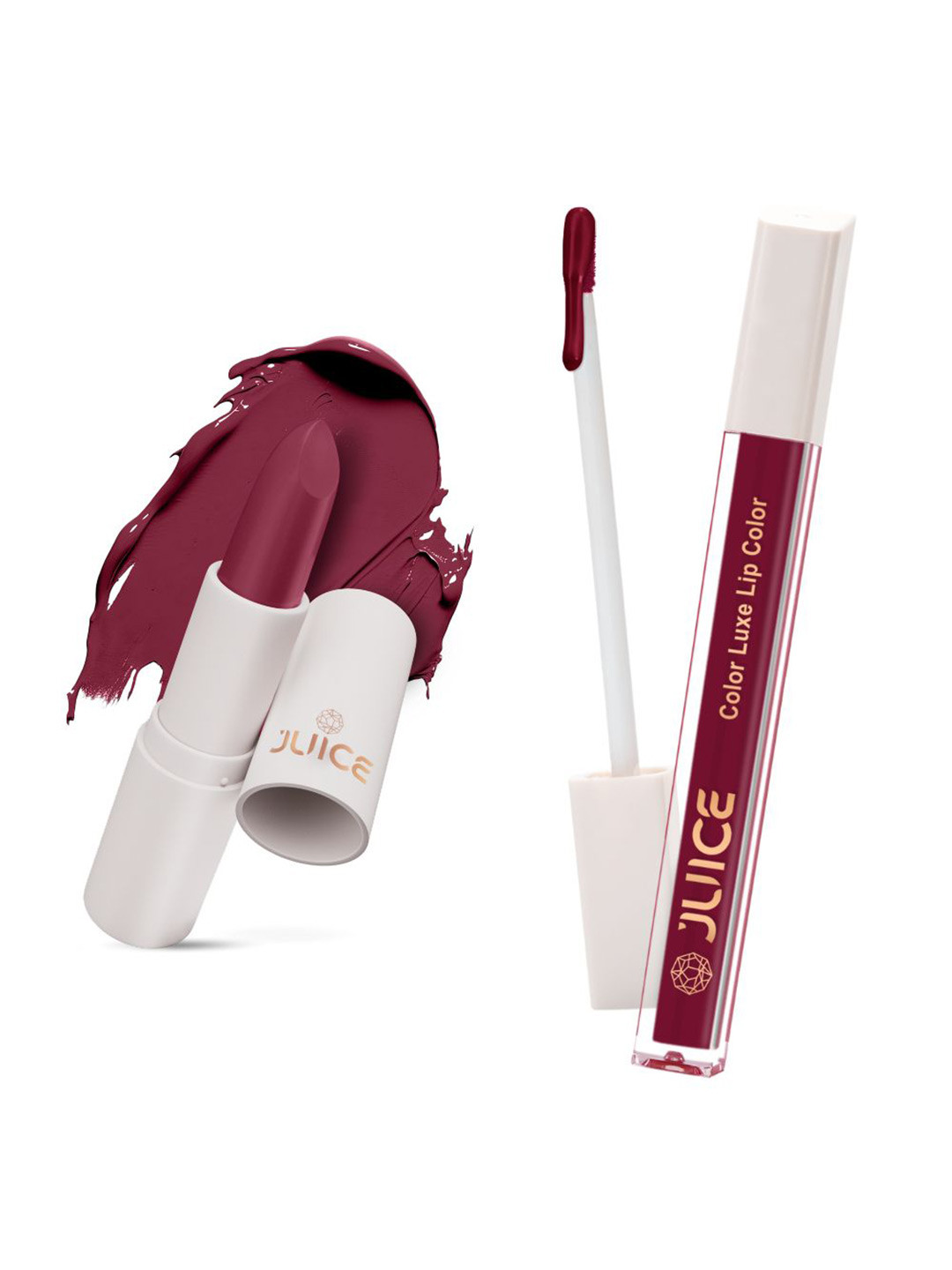 

JUICE Set f 2 Bio Retinol Lipstick- 200gm- Regal Red - M04 & Flirty Berry - M15, Pink