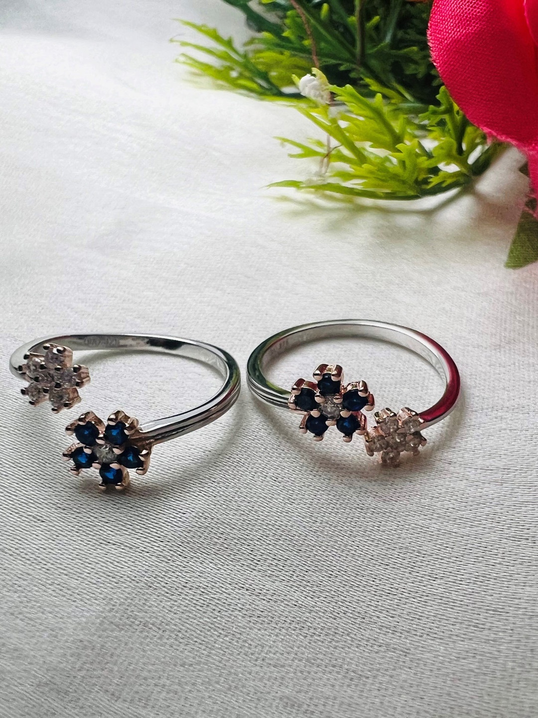 

Arte Jewels Sterling Silver Cubic Zirconia Toe Rings