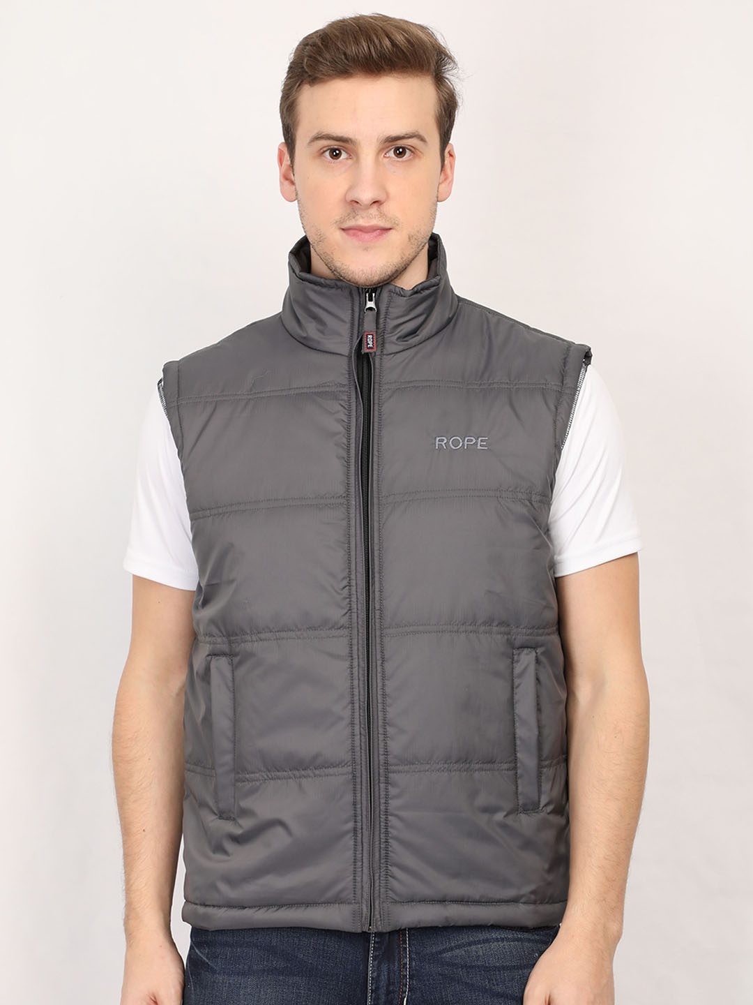 

Rope Men Puffer Jacket, Grey