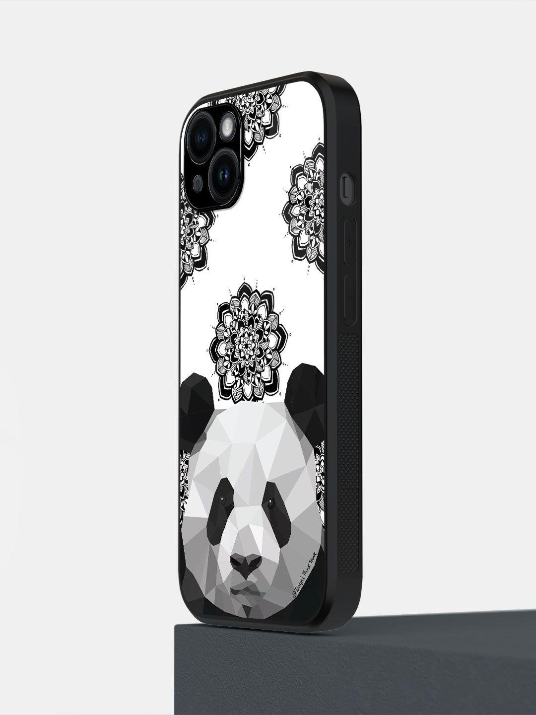 

macmerise Cartoon Characters Printed iPhone 14 Plus Back Case Mobile Accessories, Black