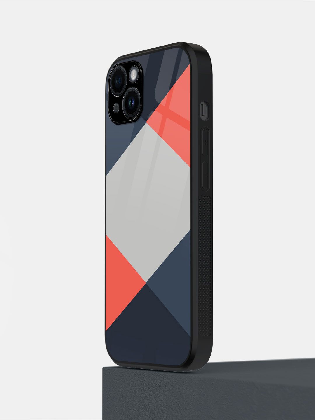 

macmerise Abstract Printed iPhone 14 Plus Back Case Mobile Accessories, Grey