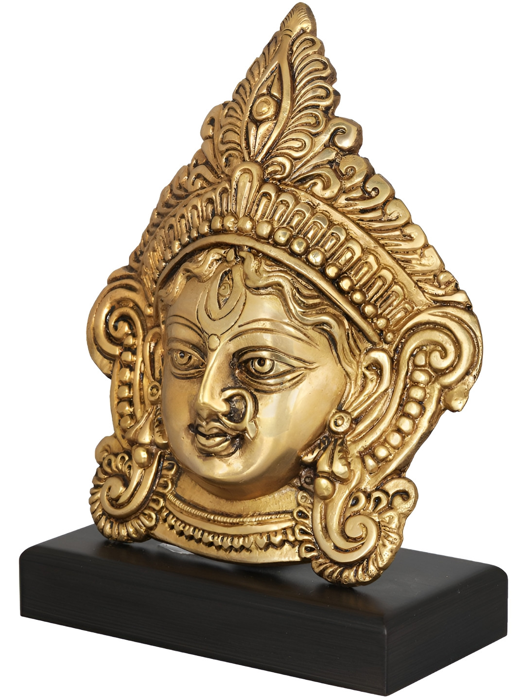 

Exotic India Gold-Toned & Black Religious Idol Showpiece