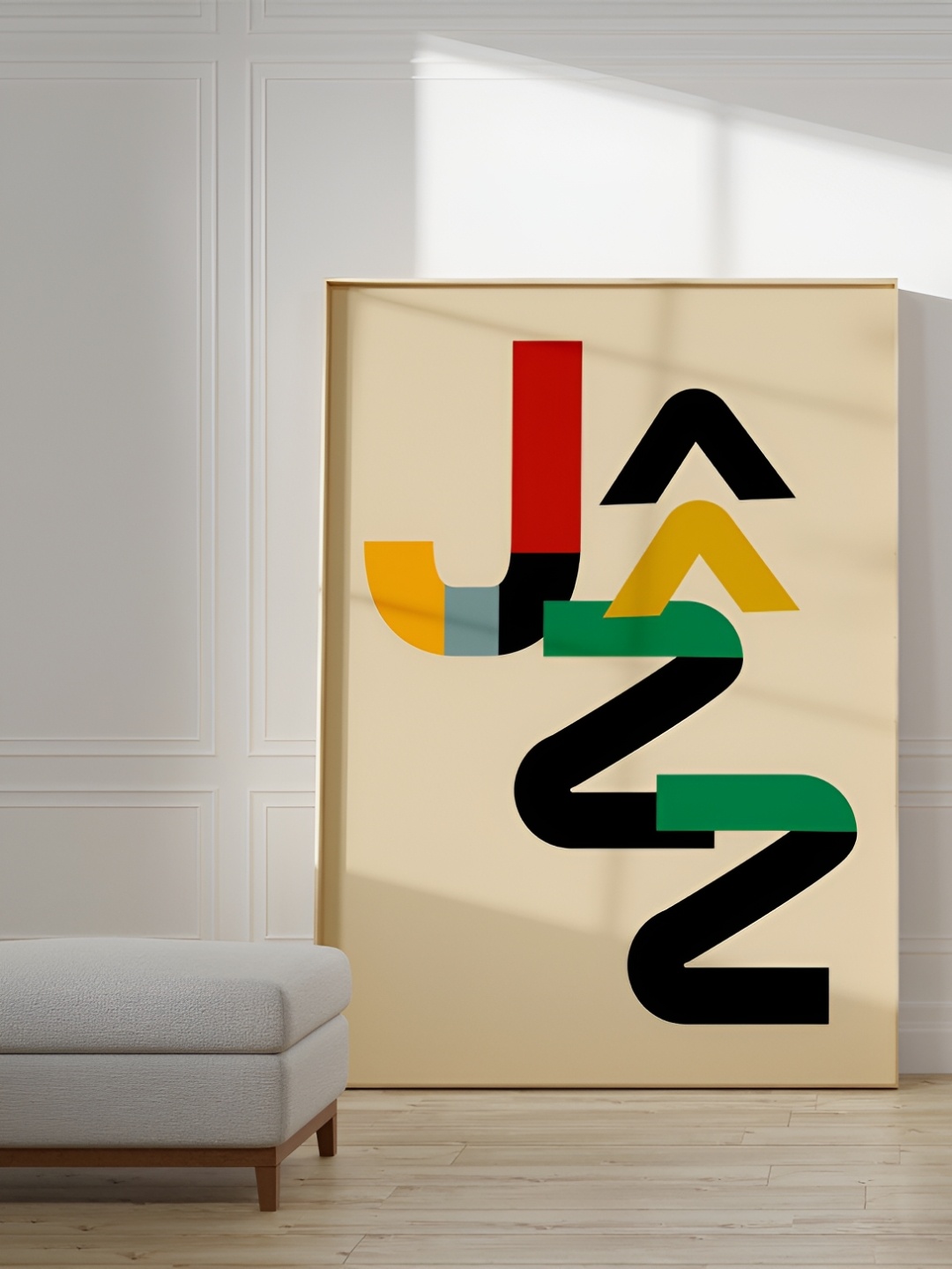 

SAF Cream-Coloured & Black 1 Piece Wood Abstract Wall Paintings