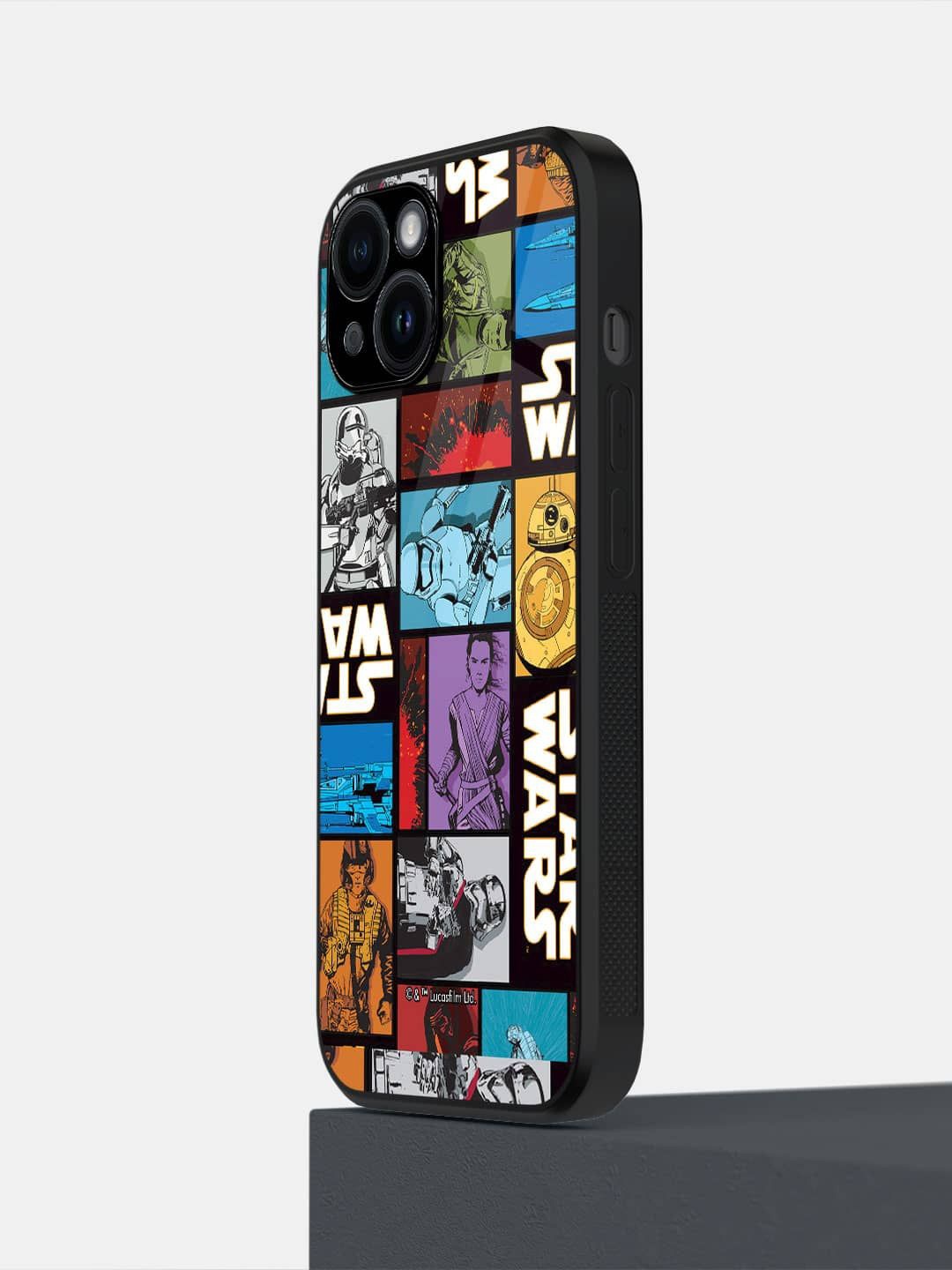 

macmerise Cartoon Characters Printed iPhone 14 Back Case Mobile Accessories, Black