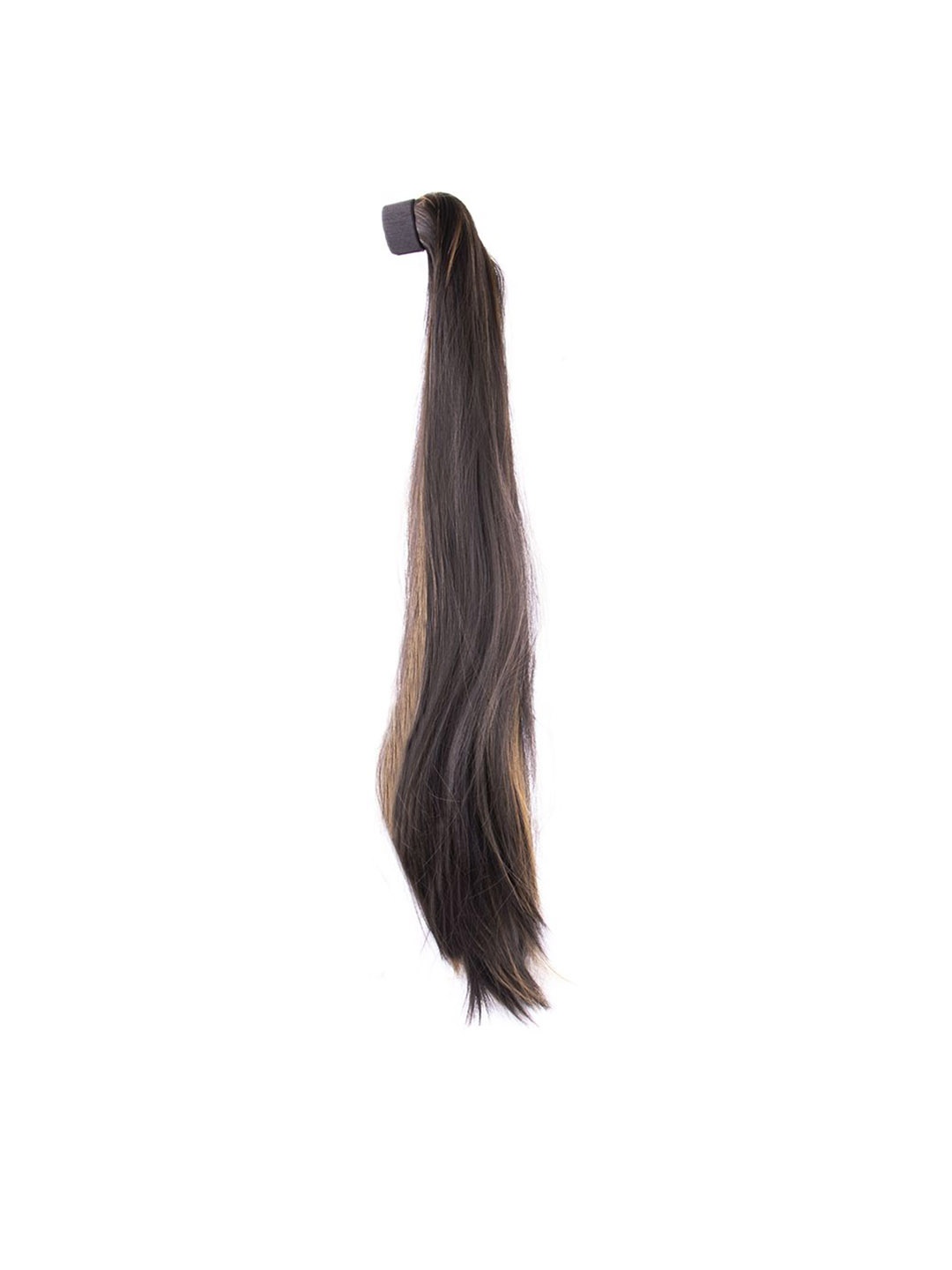 

Streak Street Straight Ponytail Hair Extension - 24Inch - Dark Brown With Golden Highlight, Gold