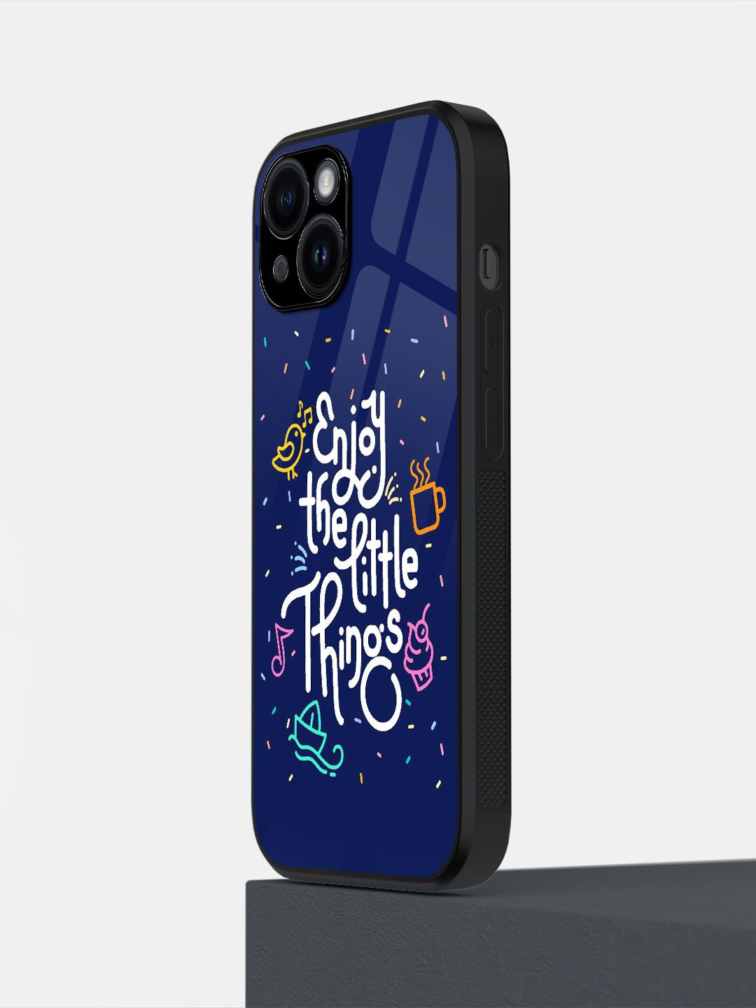 

macmerise Typography Printed iPhone 14 Back Case Mobile Accessories, Blue