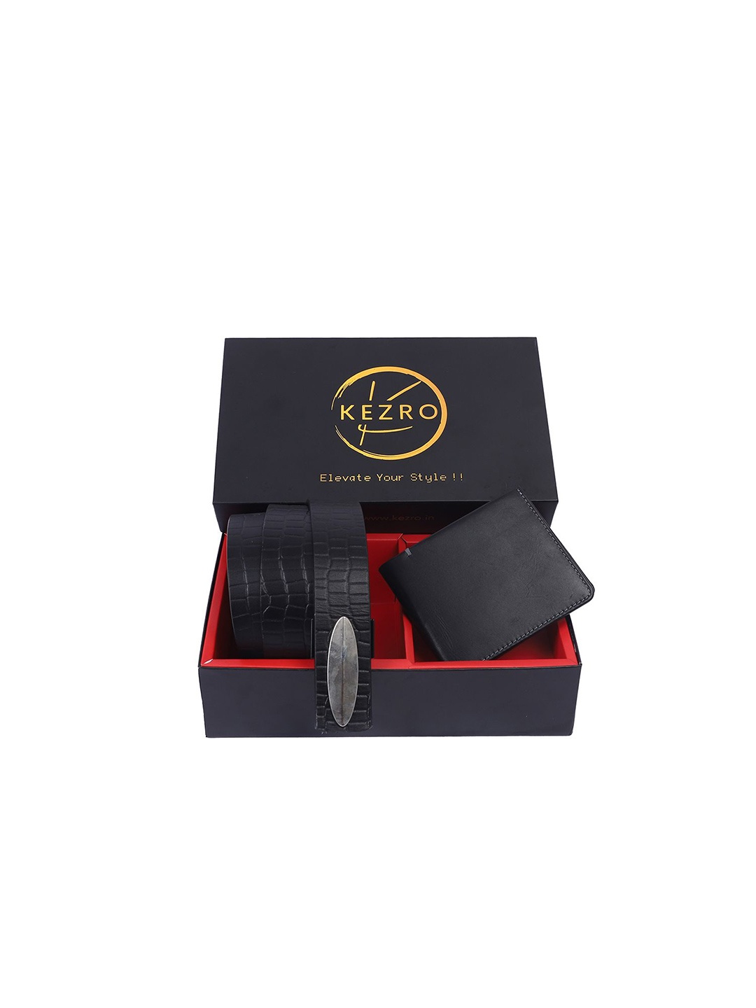 

KEZRO Men Accessory Gift Set, Black