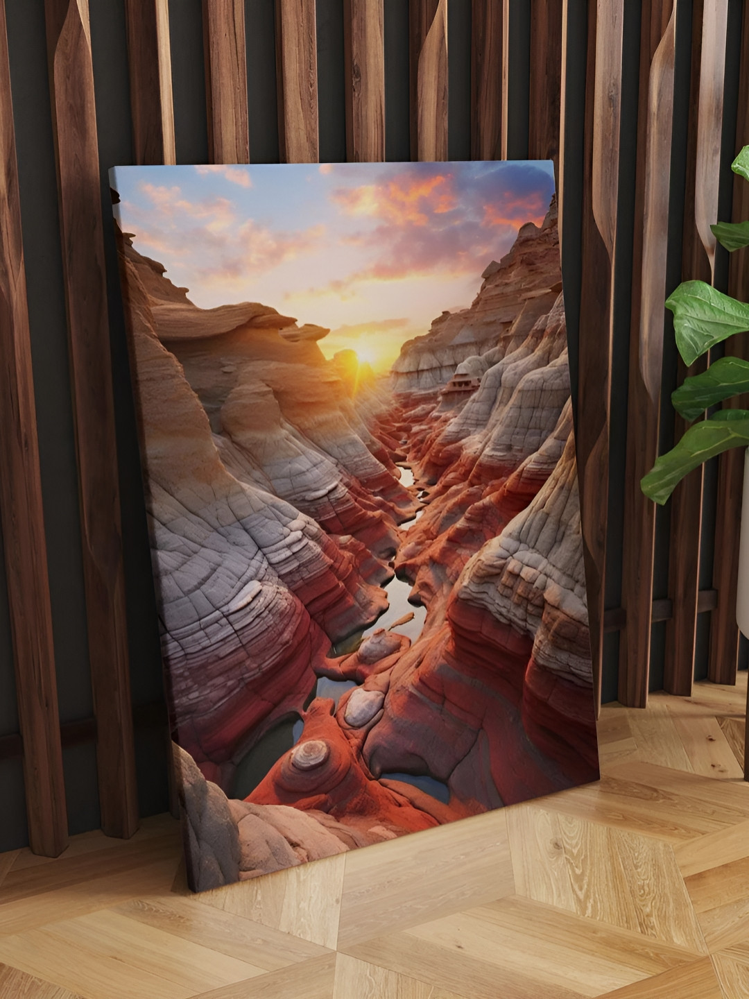 

CLAWCRAFTS Multicoloured 1 Piece Wood Other Wall Paintings, Multi