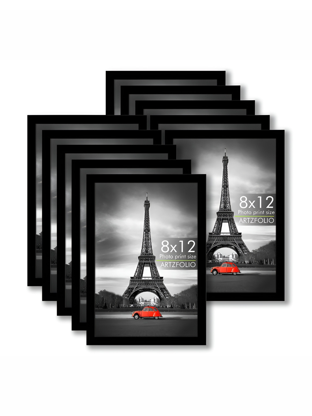 

ArtzFolio Black 8 to 12 Pieces Wood Wall Photo Frames