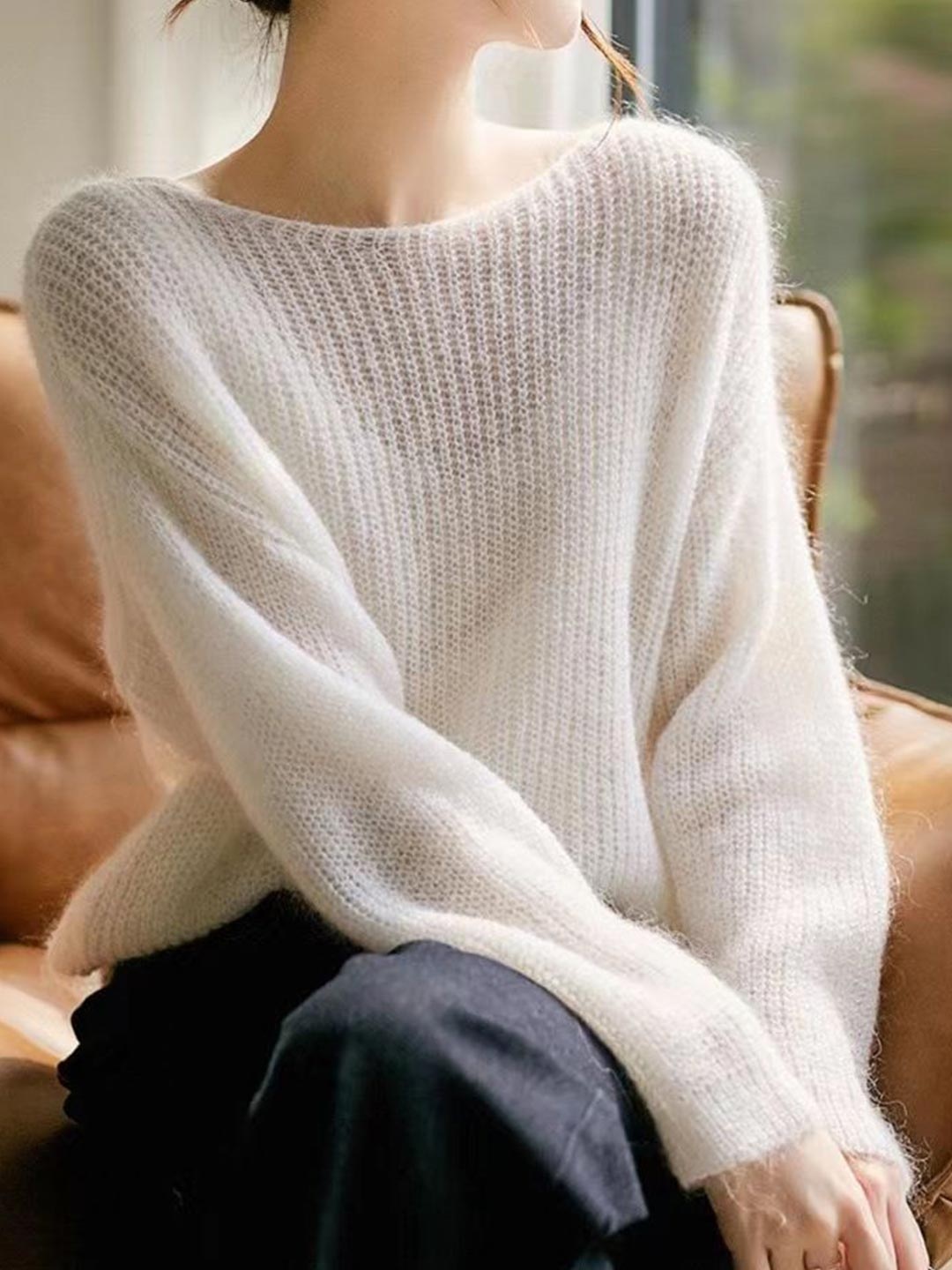 

StyleCast Women Open Knit Sweater Vest, White