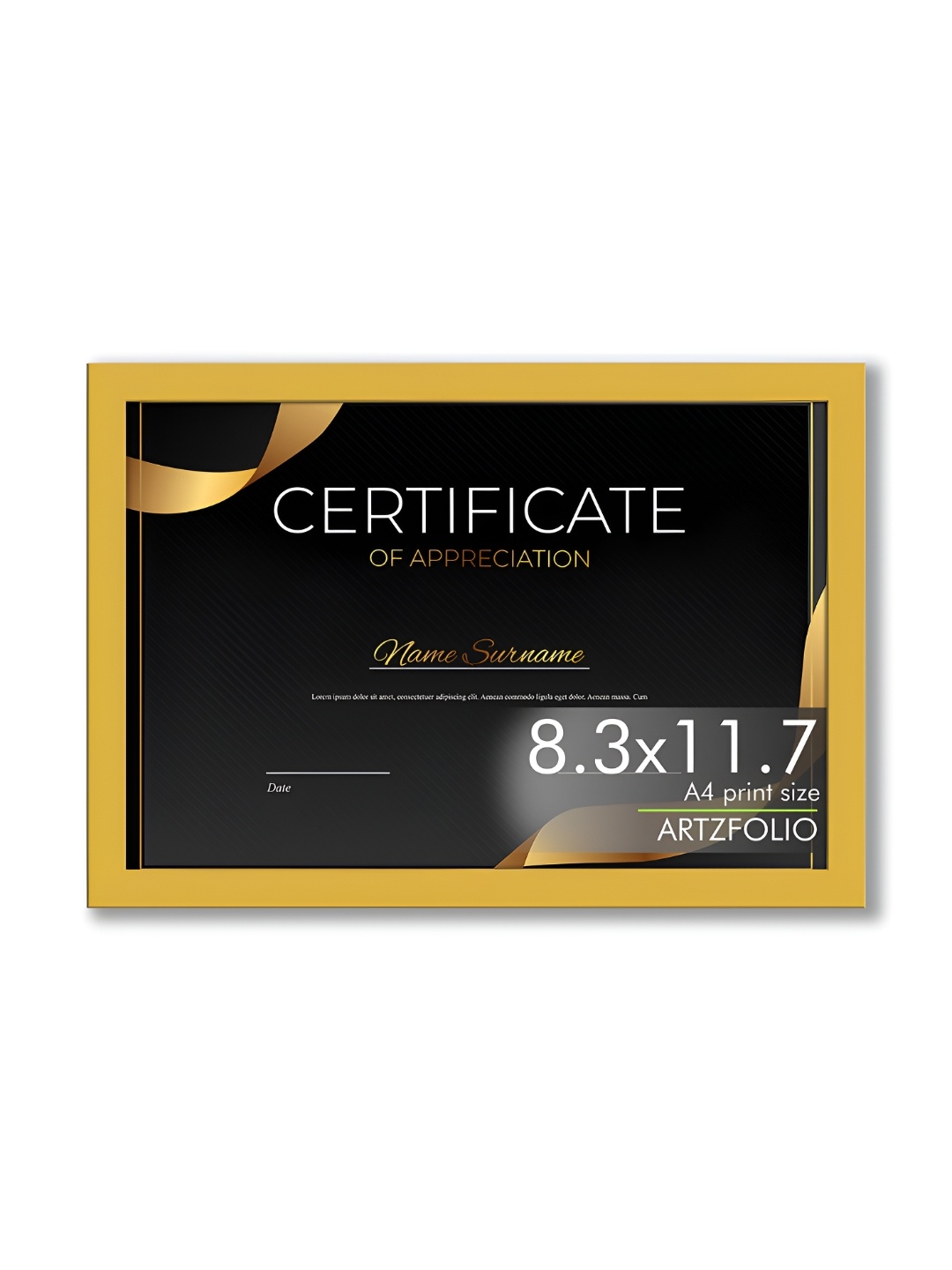

ArtzFolio Gold-Toned 1 Pieces Wood Table Photo Frames