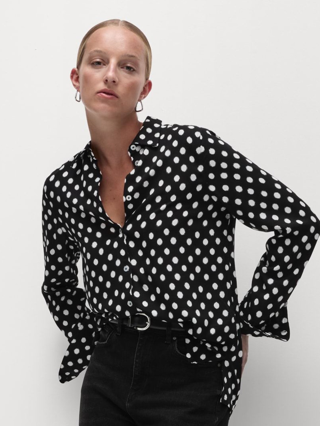 

Marks & Spencer Women Polka Dot Opaque Printed Casual Shirt, Multi