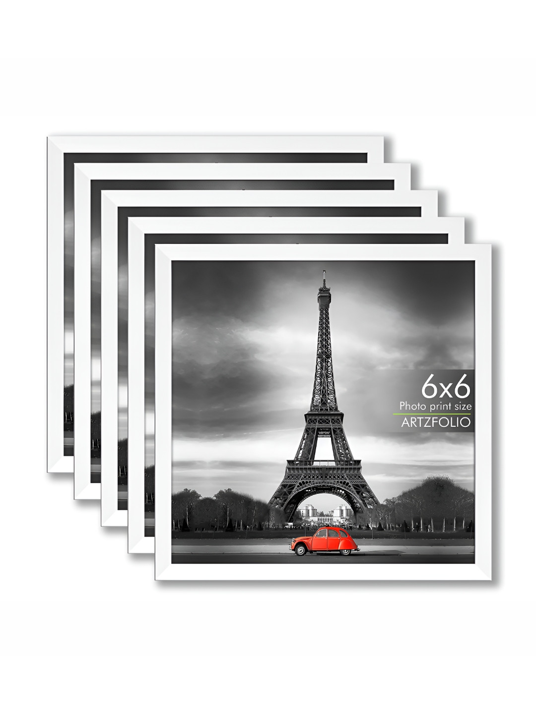 

ArtzFolio White 5 to 7 Pieces Wood Wall Photo Frames