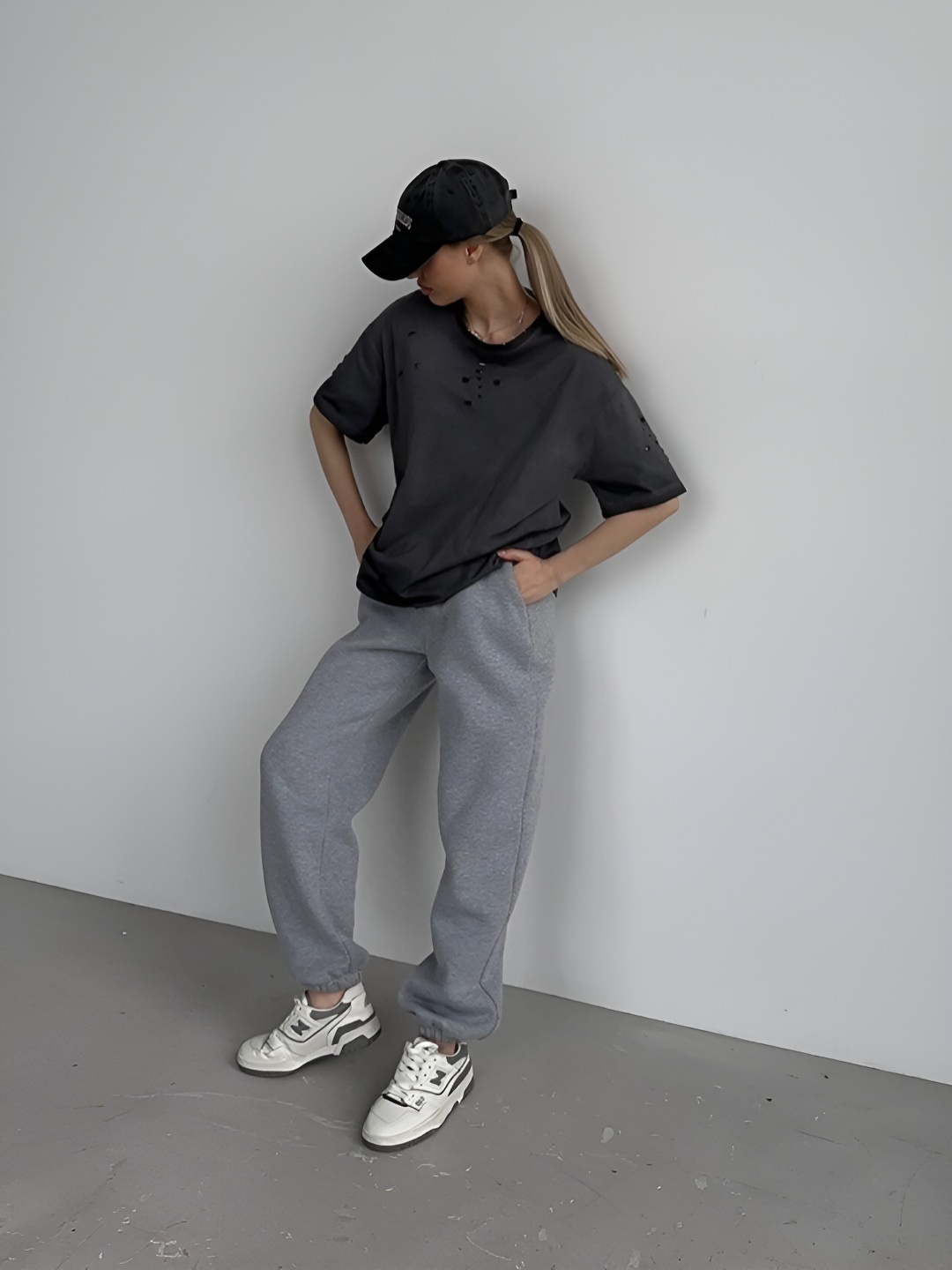 

HERE&NOW Women T-shirt, Grey
