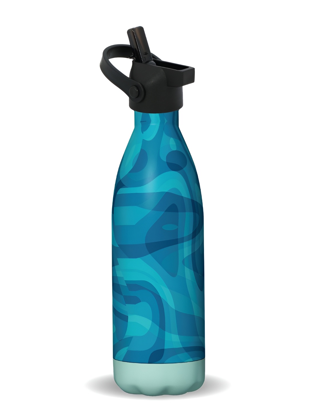 

Speedex Multicoloured & Multicoloured Single Stainless Steel Printed Double Wall Vacuum Water Bottle, Multi